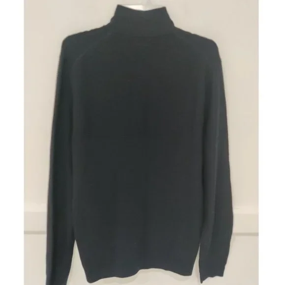 NWT Ted Baker London NEWPORT Half Zip Funnel Neck Jumper Navy Size